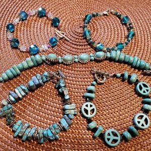 Turquoise bracelet 1 of 3 bundle
